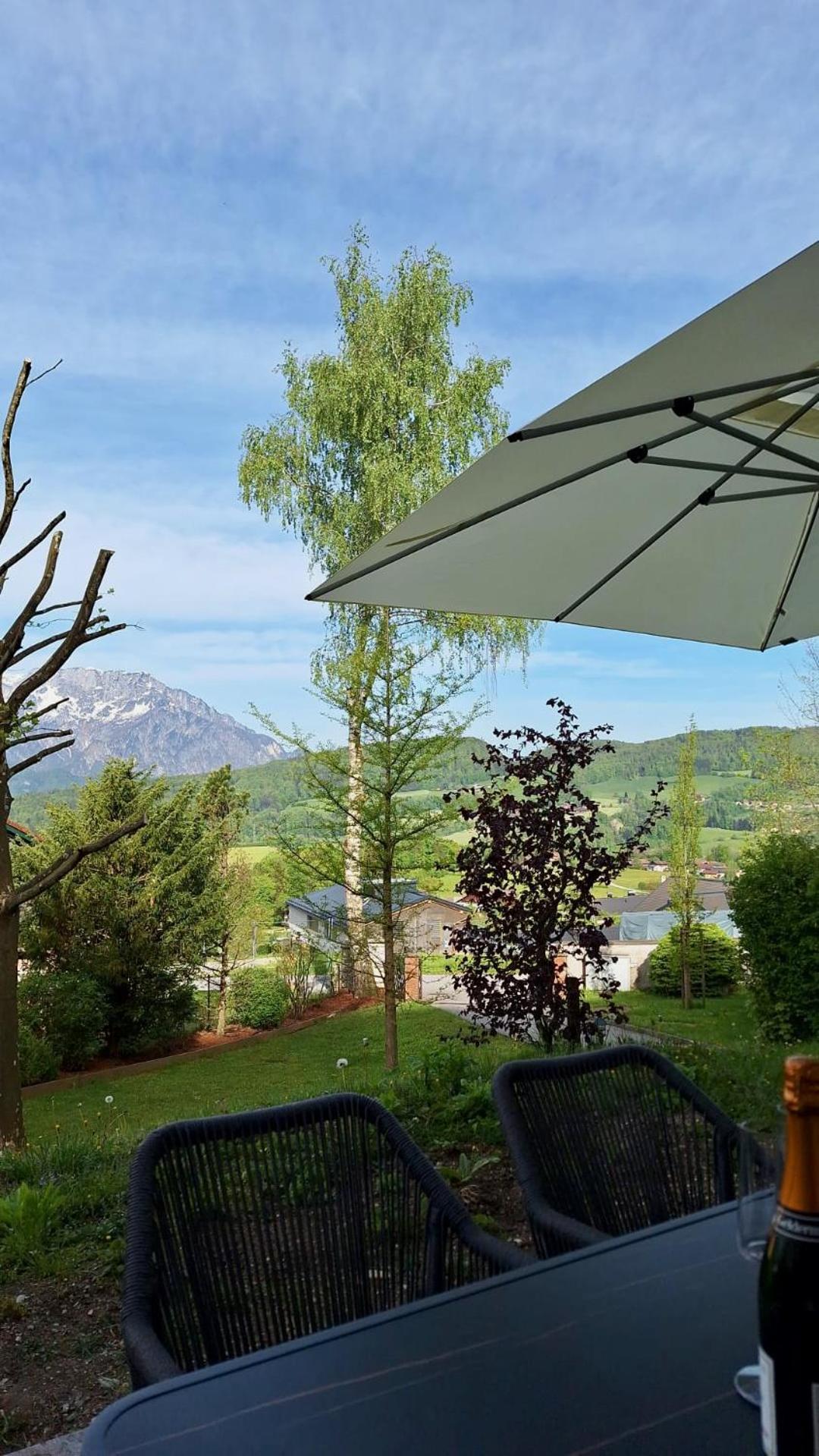 Luxus Alpenparadies Nahe Salzburg Sauna & Whirlpool Adnet Exterior foto